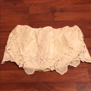 lace crop top